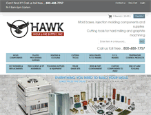 Tablet Screenshot of hawkmold.com